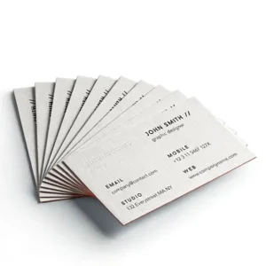 Custom Surface Lamination Business Card with Custom Logo Free Design Full Color Double Sided Offset Printing on Coated Cardboard