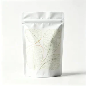 Custom Tea Stand-Up Mylar Pouch Bags with Zipper for Food Packaging