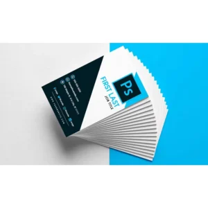 Custom Textured Paper Business Card, Gold Foil, Embossing