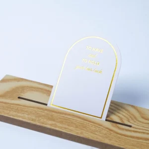 Custom Thank You Cards, White and Black Paper, Matte Lamination, Logo Printing