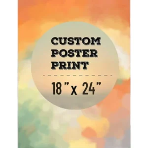 Custom Thick Waterproof UV-Resistant Eco-Friendly Paper Digital-Printed Advertising Poster