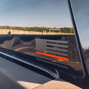 Custom Thin Red Line Car Decal Logo Die Cut Window Stickers Vehicle Transfer with Custom Cut Out Color Red