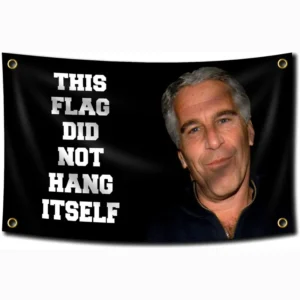 Custom This Flag Did Not Hang Itself Funny Meme Flag Banner Polyester 3x5ft Digitally Printed for Garage