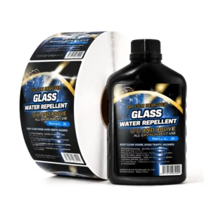 Custom Toilet Cleaner Bottle Labels, Waterproof Chemical-Resistant Adhesive Packaging Stickers