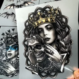 Custom Transfer Printing for T-Shirt Fabric, Waterproof Strong-Adhesive DTF Transfer Design, Ready to Press