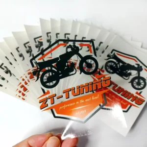 Custom Transparent Eco-Friendly Vinyl Cartoon Stickers Full Color Your Logo Print Waterproof Adhesive UV Resistant 3+ Decoration