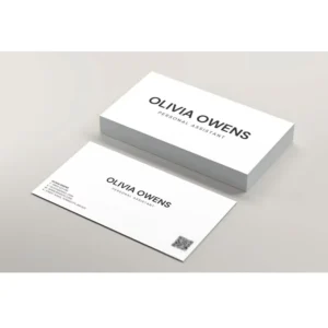 Custom Transparent Holographic Magnetic Waterproof UV-Resistant PVC Visiting Card with Logo