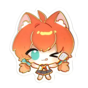 Custom Transparent Raised Foil Sticker Sheet