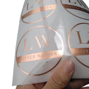 Custom Transparent Vinyl UV-Printed Waterproof Stickers with Matte Lamination