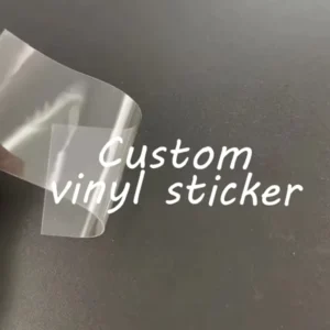 Custom Transparent Vinyl Window Stickers Waterproof Decal for Home/Car, UV Printed