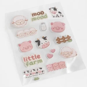 Custom Transparent Waterproof PP Die-Cut Stickers with Logo Options