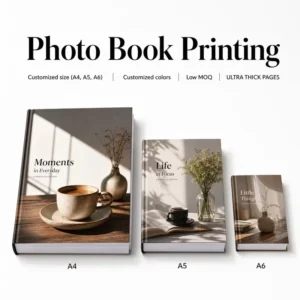 Custom Travel, Art, Family, and Wedding Photo Book Printing Service