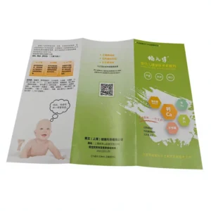 Custom Tri-Fold Brochure Leaflet Catalog Printing with Glossy or Matte Finish