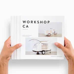Custom Tri fold Brochure Printing Thick Cardstock Product Promotion Leaflet Instruction Manual with Matte Glossy Lamination