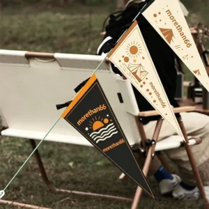 Custom Triangle Felt Pennant Banner with Logo, Sublimation Printed for School Sports Team or Club Wall Display