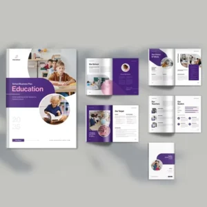 Custom Trifold Brochure Printing Flyer Pamphlet Leaflet Service A5 A4 Pamphlets Design Digital 3 4 Fold Leaflets Flyers Print