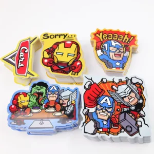Custom UV-Printed Adhesive Vinyl PVC Cartoon Die-Cut Stickers