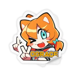 Custom UV-Printed Company Logo Adhesive PVC Vinyl Cartoon Die-Cut Stickers