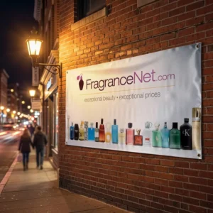 Custom UV-Printed Outdoor Large PVC Fabric Hanging Banner with Grommets Waterproof