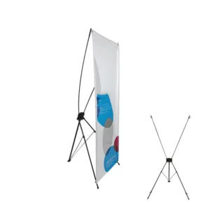 Custom UV Printed Outdoor X Banner for Indoor Advertising, Sports Events and Campaigns