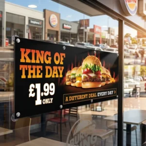 Custom UV Printing Outdoor Large PVC Vinyl Fabric Hanging Banner with Grommets Durable Advertising Eco Solvent Banner