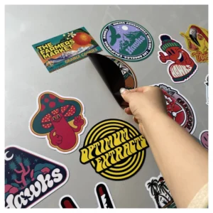 Custom UV-Resistant Die-Cut Soft Magnetic Stickers for Car Bumpers, Fridges, Home Decor, and Business Cards