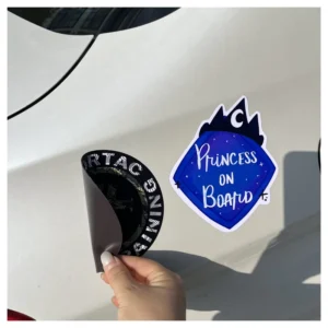 Custom UV-Resistant Magnetic Stickers for Car Bumpers, Fridges, and Vehicles, Company Logo Decals