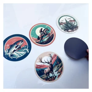 Custom UV-Resistant Waterproof Reusable Die-Cut Car Sign Magnets with Customized Printing