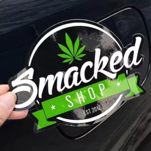 Custom UV Resistant Waterproof Vinyl Car Window Stickers Large Size Outdoor Advertising Auto Glass Branding Display