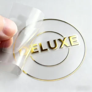 Custom UV Transfer Sticker Transparent Die-Cut Stickers for Branding Promotional Product Labels