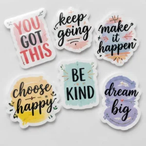 Custom UV Waterproof Self-Adhesive Stickers for Social Media Scanning, Packaging, Bottles, and Boxes