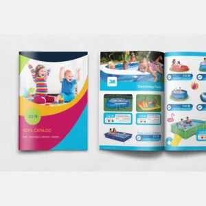 Custom UV and Digital Printed Magazine Book Catalogue Brochure Booklet