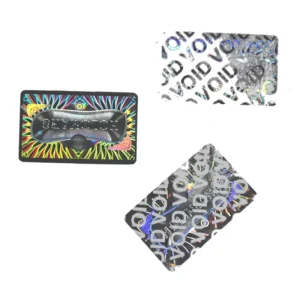 Custom VOID 3D Holographic Security Stickers