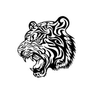Custom Vehicle Sedan UV Proof Vinyl Reflective Decal Auto Car Hood Bumper Body Scratch Cover Tiger DIY Decoration Stickers
