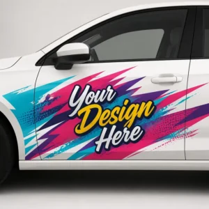 Custom Vehicle Sticker for Public or Personal Use Waterproof Removable UV Print Car Sticker