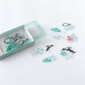 Custom Vinyl Adhesive Sticker Labels with Waterproof Clear Background, Die-Cut Sheets, and Custom Size