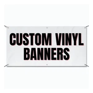 Custom Vinyl Banner Printing Waterproof PVC Sign Personalized Full Color Advertising Display Outdoor Indoor Events