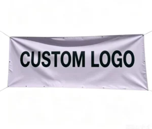 Custom Vinyl Banner with Grommets, Air or Stake Mount, Digital Printing