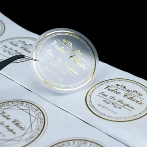 Custom Vinyl PVC Kiss-Cut Sticker Labels, Glossy, for Inkjet Printing