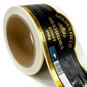 Custom Vinyl Packaging Stickers for Juice Bottles, Edible Oil, and Food Jars