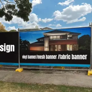Custom Vinyl Sign Advertising Banner Full Color Printed with Grommets