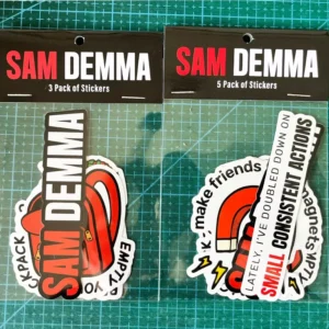 Custom Vinyl Sticker Pack, UV Printed Self-Adhesive Glossy Laminated Die-Cut