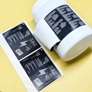 Custom Vinyl Synthetic Paper Labels for Detergent Liquid Soap Plastic Bottles Roll Sticker