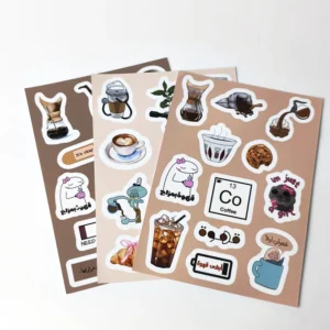 Custom Vinyl Waterproof Cartoon Decorative Stickers