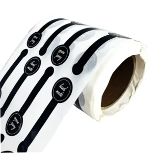 Custom Vinyl Waterproof Self-Adhesive Food Packaging Labels with Custom Logo