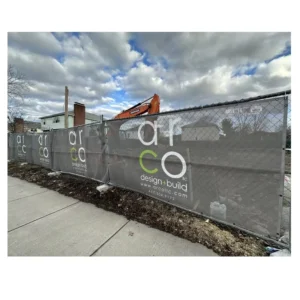 Custom Wall Hanging Fence Vinyl Mesh Banner