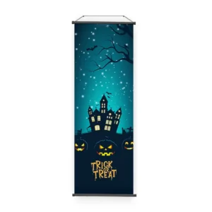 Custom Wall Hanging Roll-Up Decorative Poster with Custom Logo Printed Cartoon Scroll Hanging Banner