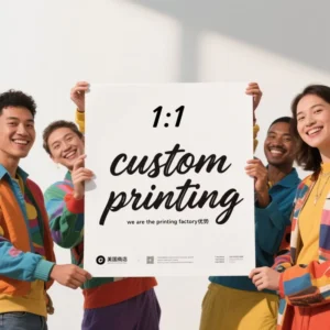 Custom Wall Posters 24×36 18×24 A1 A4 Sizes CMYK Color PVC Paper Material Bright Colors for Business Art Design Window Stickers
