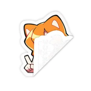 Custom Washi Paper Adhesive Kiss-Cut Logo Sticker Sheet