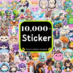 Custom Waterproof A3/A4 High Tacke Vinyl Foil Decal Stickers Roll